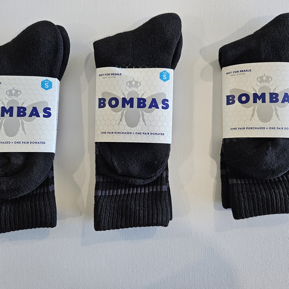 Bombas Men's Black Socks